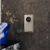 Терморегулятор электронный Voltum S70 с индикацией и датчиком, для теплого пола, (шелк) VLS070104
