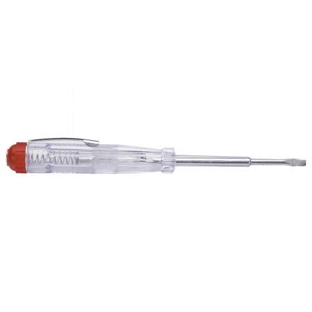 Тестер напряжения STEKKER TST500-3 контактный 100-500V, 3*130 мм, прозрачный