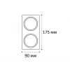 Рамка Italline IT08-8038 black
