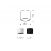 Корпус светильника Ambrella light DIY Spot C7510