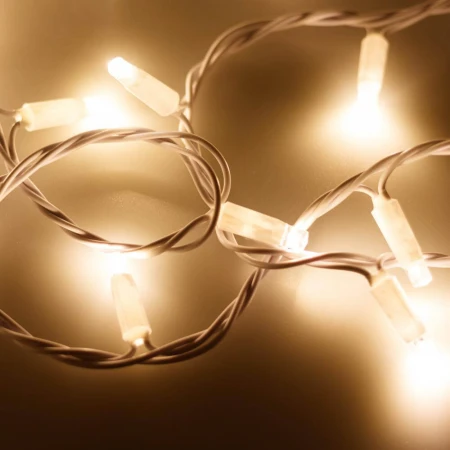 Уличная светодиодная гирлянда Ardecoled нить 230V теплый белый ARD-String-Pro-10000-White-100Led-Std Warm 025839