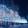 Уличная светодиодная гирлянда Ardecoled нить 230V синий ARD-String-Classic-10000-Clear-100Led-Std Blue 025787
