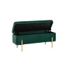 Банкетка Stool Group Болейн с ящиком велюр зеленый 20A544VF-MOMO-17