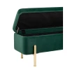 Банкетка Stool Group Болейн с ящиком велюр зеленый 20A544VF-MOMO-17