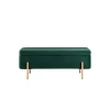 Банкетка Stool Group Болейн с ящиком велюр зеленый 20A544VF-MOMO-17