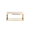 Банкетка Stool Group ИНСИГНИЯ вельвет бежевый сталь золото BENCH-011-TG-BG