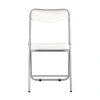 Складной стул Stool Group Джонни экокожа белый каркас металлик fb-jonny-eco-100
