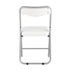 Складной стул Stool Group Джонни экокожа белый каркас металлик fb-jonny-eco-100