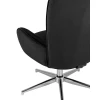 Поворотное кресло Stool Group Филадельфия регулируемое велюр черный FUCHS HLR-80