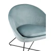 Кресло Stool Group Колумбия вельвет пыльно-голубой DOUMBIA HLR-60