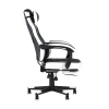 Игровое кресло Stool Group Virage черное с белым BURGENDY YKC