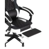 Игровое кресло Stool Group Virage черное с белым BURGENDY YKC