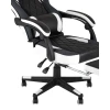 Игровое кресло Stool Group Virage черное с белым BURGENDY YKC