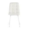 Кухонный стул Stool Group Oliver экокожа белый белые ножки fb-oliver-eco-white
