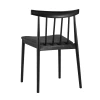 Кухонный стул Stool Group Ranch с мягким сиденьем черный 8305 black