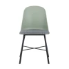 Кухонный стул Stool Group Shell с мягким сиденьем серо-зеленый 8336 greyish green 70077