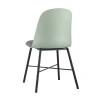 Кухонный стул Stool Group Shell с мягким сиденьем серо-зеленый 8336 greyish green 70077