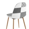 Кухонный стул Stool Group Валенсия SN пэчворк черно-белый OS-001P patchwork bw