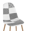 Кухонный стул Stool Group Валенсия SN пэчворк черно-белый OS-001P patchwork bw