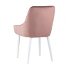 Кухонный стул Stool Group Диана велюр пыльно-розовый (ножки белые) MC101-2 KD HLR-44