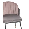 Кухонный стул Stool Group Пенелопа вельвет темно-серый+розовый FDC8054 FUT-81 + FUT-64