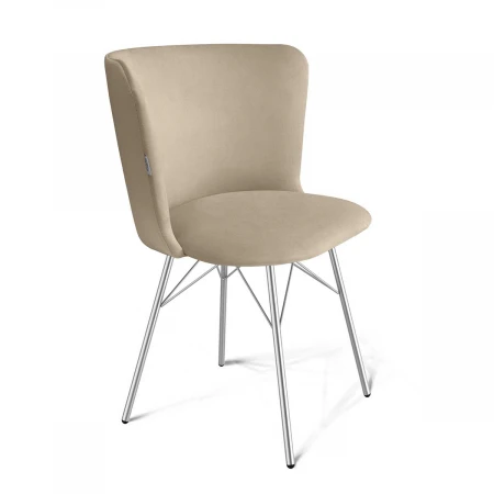 Кухонный стул Sheffilton SHT-ST36/S64 ванильный крем/хром лак 1899603601