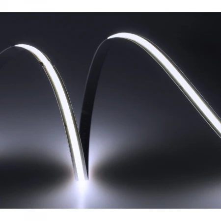 Лента светодиодная ELFLED 528COB диодов, 24В, 5м, ширина 8мм, свободный рез, белый 6500-7000К ELFLED-528COB-8FCut-w-24 Лента светодиодная ELFLED 528COB диодов, 24В, 5м, ширина 8мм, свободный рез, белый 6500-7000К ELFLED-528COB-8FCut-w-24