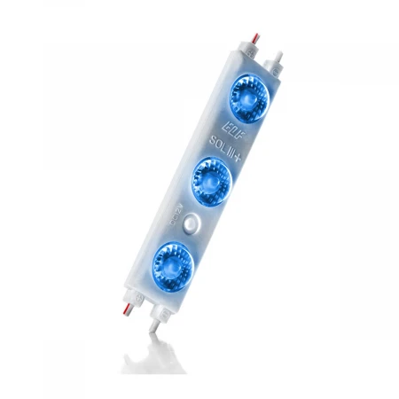 Модуль светодиодный ELF SOL+, 3SMD диод 2835, синий ELF-SOL+ 3 2835 B