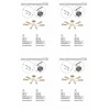 Потолочная люстра Vitaluce V3071-8/6PL