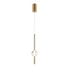 Подвесной светодиодный светильник Indigo Ciondolo 11066/1P Brass V000170L
