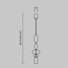 Подвесной светильник Maytoni Monochrome MOD071PL-L8B3K3