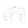 Бра MyFar Robert MR2330-1W