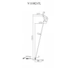 Торшер Moderli Harmo V11082-FL