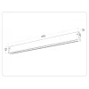 Трековый светодиодный светильник Ambrella Light Track System Magnetic 220V GL1314