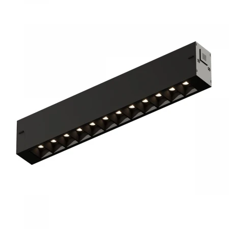 Трековый светодиодный светильник Denkirs Simple Grill DK8101-BK