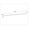 Трековый светодиодный светильник Ambrella Light Track System Magnetic 220V GL1291