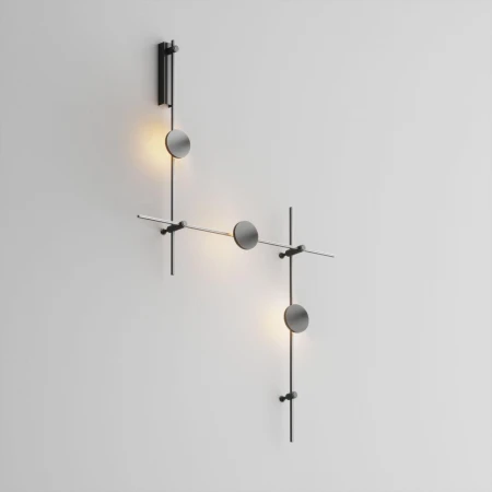 Основание настенное Wall для трековых светильников Maytoni Technical Flarity TFC-Flar-W01-B