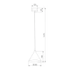 Уличный подвесной светодиодный светильник Elektrostandard Bevel 35184/H a068472