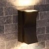 Уличный настенный светодиодный светильник Arte Lamp Gunter A6306AL-2BK