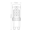 Лампа светодиодная Feron LB-432 G9 5W 2700K