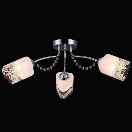 Люстра Natali Kovaltseva 75019-3C CHROME Sanna