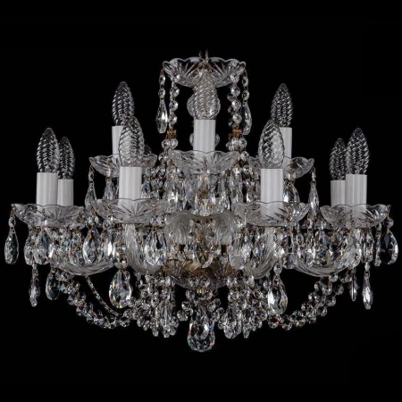 Хрустальная люстра Bohemia Ivele Crystal 1406/8+4/195/Pa