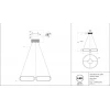Подвесной светодиодный светильник Maytoni Chain MOD017PL-L50MG Подвесной светодиодный светильник Maytoni Chain MOD017PL-L50MG