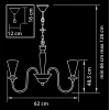 Подвесная люстра Lightstar Torcia 780060