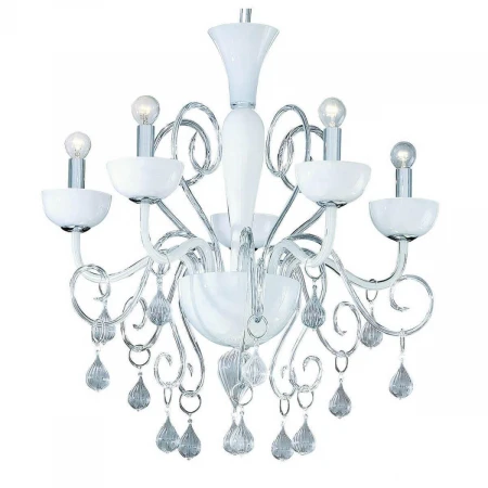 Подвесная люстра Ideal Lux Lilly SP5 Bianco