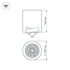 Потолочный светодиодный светильник Arlight SP-Focus-R120-16W Warm White 021065