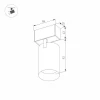 Трековый светодиодный светильник Arlight Mag-Spot-45-R85-5W Day4000 030652