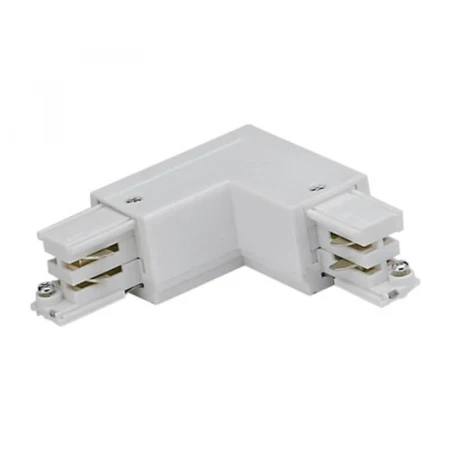 Соединитель для шинопроводов L-образный внешний (09764) Uniel UBX-A21 Silver