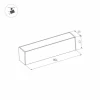 Трековый светодиодный светильник Arlight Mag-Flat-45-L805-24W Warm3000 026958