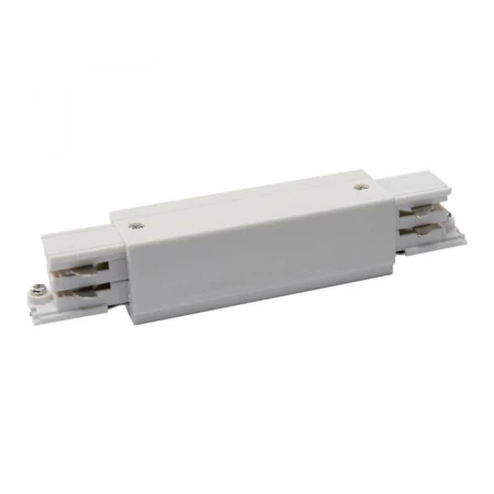 Соединитель для шинопроводов прямой внешний (09744) Uniel UBX-A12 White
